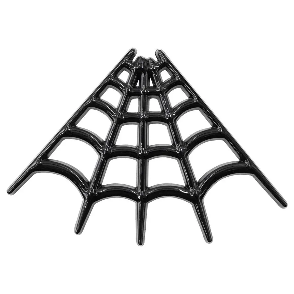 Spiderweb Black Stick On Emblem