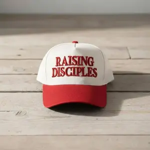 3D Raising Disciples Hat, Jesus Embroidery Baseball Hat, Adjustable Cap