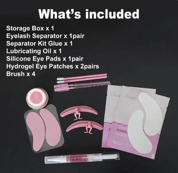 Eyelash Separator Kit For Eyelash Extension Efficient aid Silicone Pads For Eyelash Grafting For Beginners Professional Tool