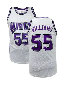 Men's Loose-Fit Breathable Basketball Jersey, Jersey Top, Sports Top, Casual Round Neck Sleeveless Vest, Embroidered Letters & Numbers, Unisex All Season Wear, Sport Jersey