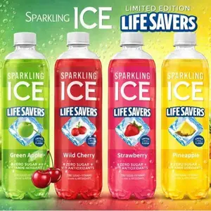 Sparkling Ice Flavored Sparkling Water, Lifesavers Flavors, 17oz Pack of 12