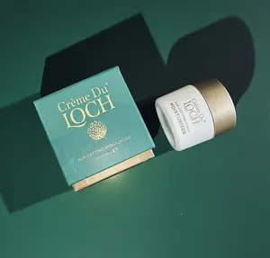Crème Du Loch Age-Defying Face Cream with Retinol and Kelp Extract for a Radiant Glow, Daily Moisturizer with Cucumber and Chamomile, Vegan and For All Skin Types, 50 ml
