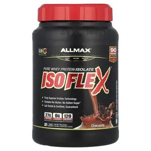 ALLMAX ISOFLEX®, Pure Whey Protein Isolate, Chocolate, 2 lbs (907 g)