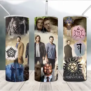 Supernatural design tumbler