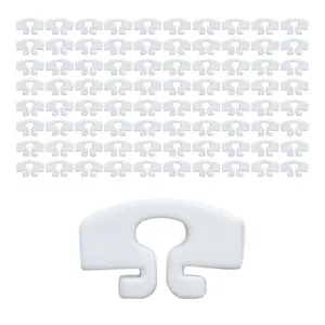 Cannon Sports Soccer Net Clips Pack of 80 - Heavy Duty Goal Lock Net Clips – Fits Goals with Channel Attachment Systems or Lock-net Goal Systems - Indoor & Outdoor Soccer Goals