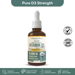Plant-D3 (10,000 IU) Organic Vitamin D3 Liquid Concentrate Healthcare Dietary Healthcare Dietary Fitness Edible