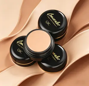 3pcs Waterproof Full Coverage Concealer Cream, Natural Matte Finish, Easy To Apply, Covers Scars, Dark Spots & Tattoos | Full Coverage Concealer Balm