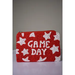 GAMEDAY BEADED WALLET
