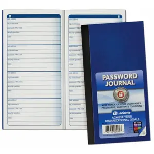 212 MAIN Alphabetical Password Journal, 6.25 in x 3.25 in, Ideal for Computers, Office Stationery Supplies, School Stationery Supplies