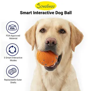 Sovelivee Smart Interactive Dog Toy, Wicked Ball AIR, Automatic Moving, Bouncing, and Rotating, E-TPU Material, IPX7 Waterproof Rating, Active Rolling Ball for Puppy, Medium and Large Dogs