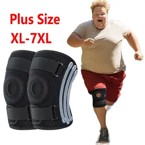 1PCS Plus Size Sports Knee Brace for Women & Men with Side Stabilizers, Patella Knee Brace, Knee Support for Running, Basketball, Workouts