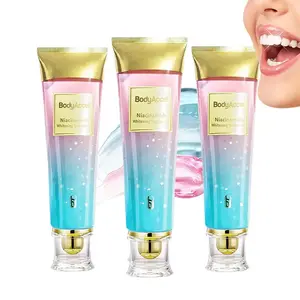 Tripel Whitening Niacinamide Teeth Whitening Toothpaste for Multi-Pack, newest fast-actingwhitening formula,icotinamide, Anti plaque,Niacinamide & Хylitol for a Brighter Smile