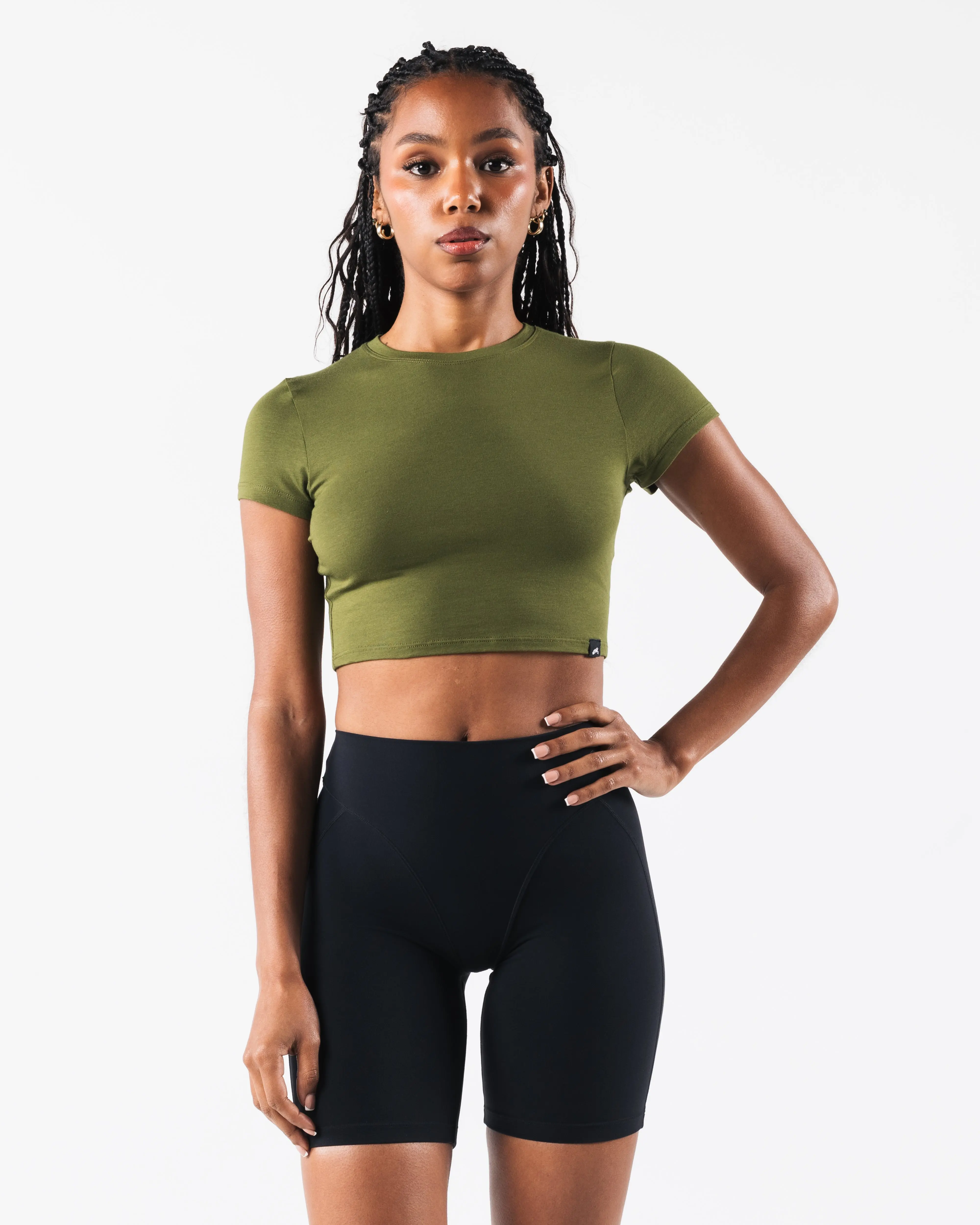 OT Crop Tee - Verbena Cropped Fit