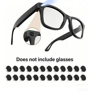 24Pcs LED Light Blocking Stickers Compatible with Ray-Ban Meta Wayfarer/Skyler/Headliner (Gen 2) & Oakley Meta HSTN Smart Glasses Accessories, Low-Tack Restickable Blackout LED Light Covers Sticker
