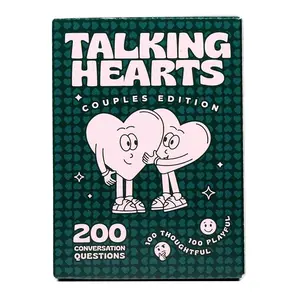 Conversation Cards for Couples, Couple Card Game, Perfect for Date Night and Travel Adventures, Valentine's Day Gift, 200 Questions and 2 Versatile Cards