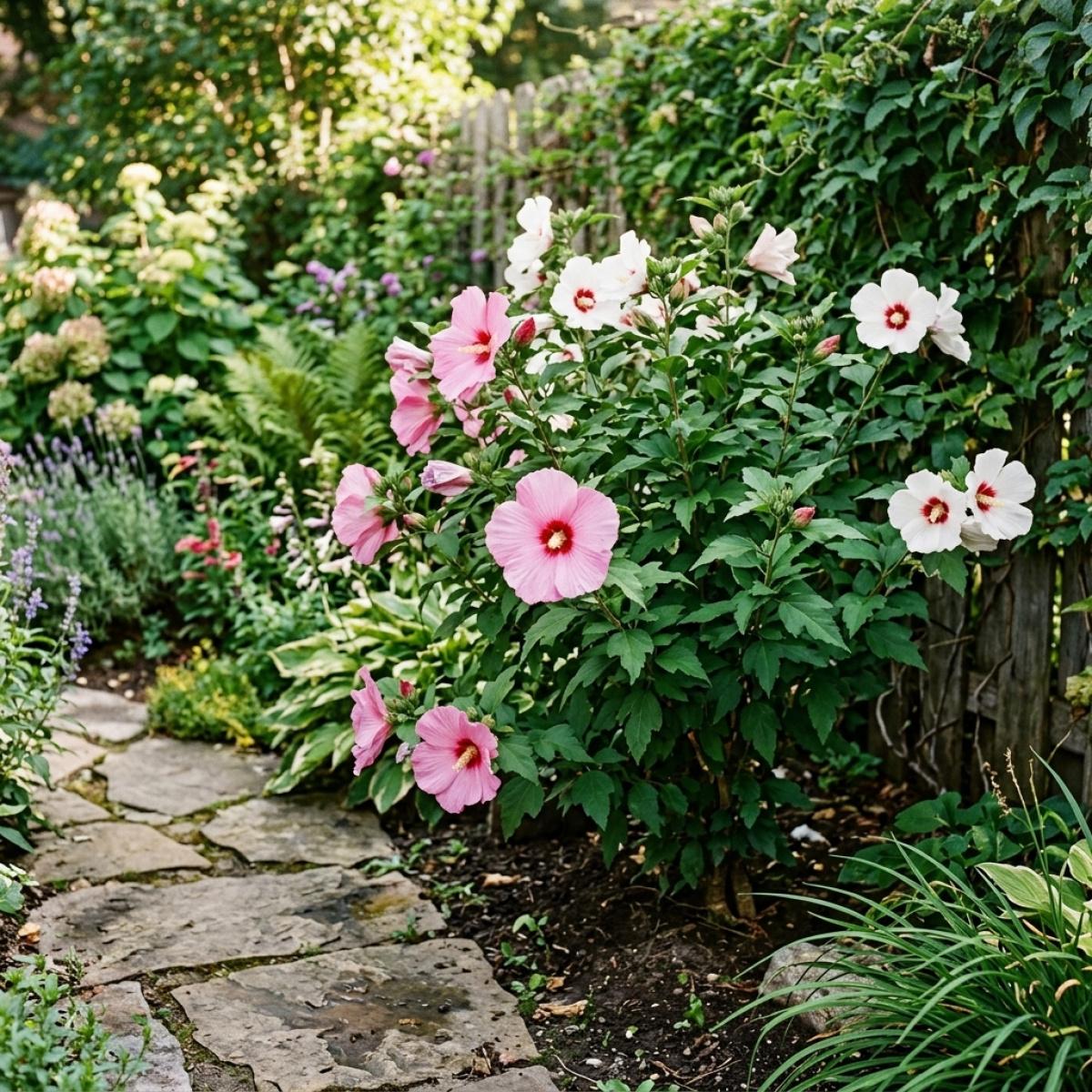 Fast Growing Hibiscus Seeds for Home Garden Decoration Non-GMO Easy to Grow Beautiful Flower Seeds for Balcony Yard Planting Hardy Perennial Flowers Seeds for Beginners