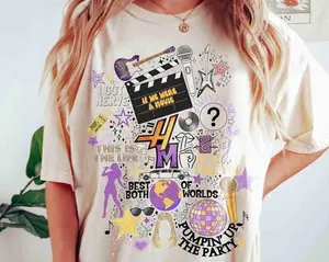 Retro Hannah Montana 20Th Anniversary Shirt,  Hannah Montana Tee,  Channel Pop Star Tee, Magic Kingdom, land Family Trip