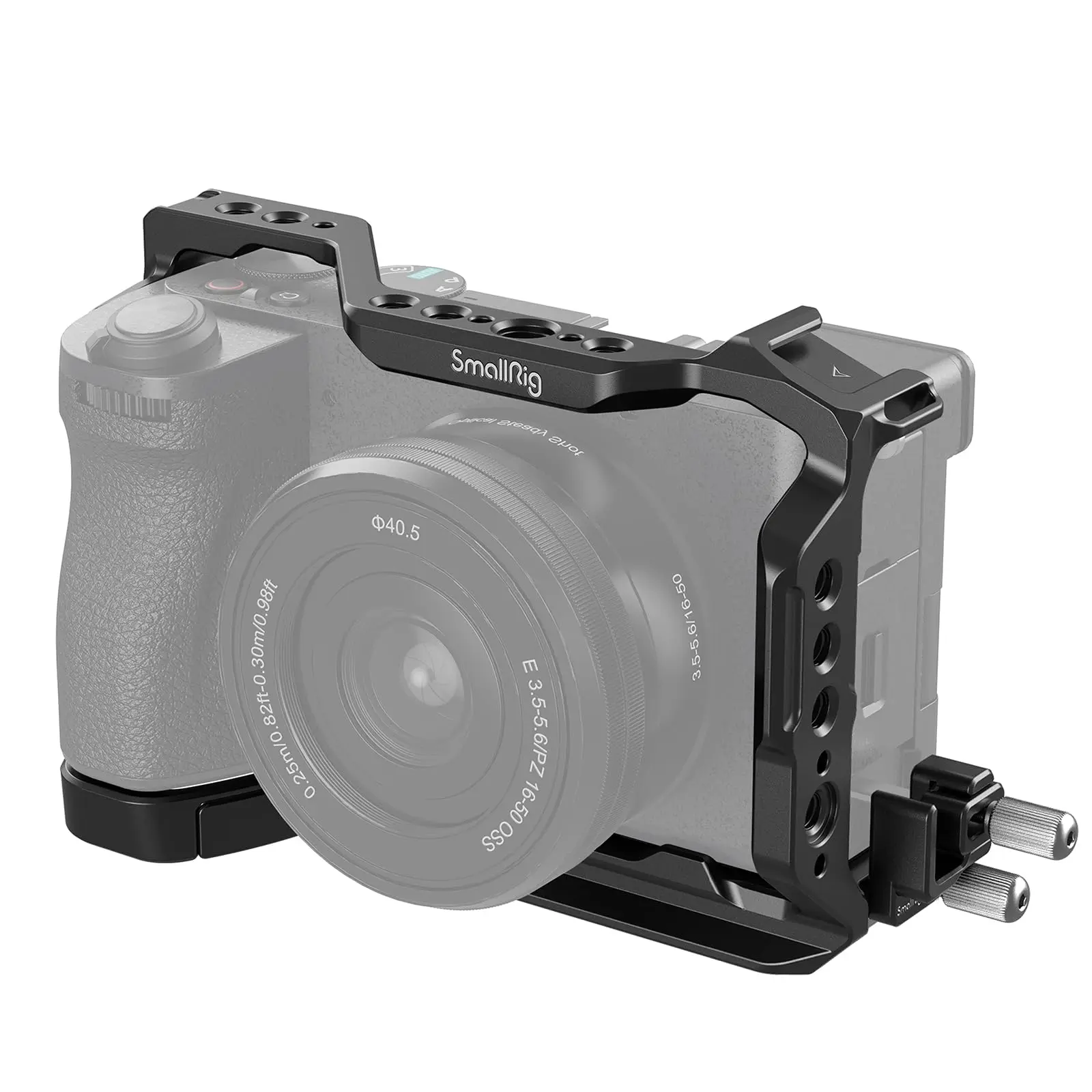 SmallRig Cage Kit for Sony A6700 with a Cable Clamp for HDMI, Built-in Quick Release Plate for Arca-Type, Film Movie Making Camera Video Cage with Shoe Mount, 1/4''-20 & 3/8''-16 Threaded Holes - 4336