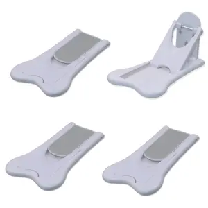 4 Pack Sliding Door Lock for Child Safety, Window Stoppers for Vertical Windows, Baby Proof Sliding Patio Door Lock