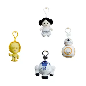 Star Wars Series Plush Pendant! Soft, cute, and easy to carry, each plush charm adds a fun surprise to your bag, backpack, or keys. Randomly assorted designs make it a charming collectible gift for fans, kids, and adults.