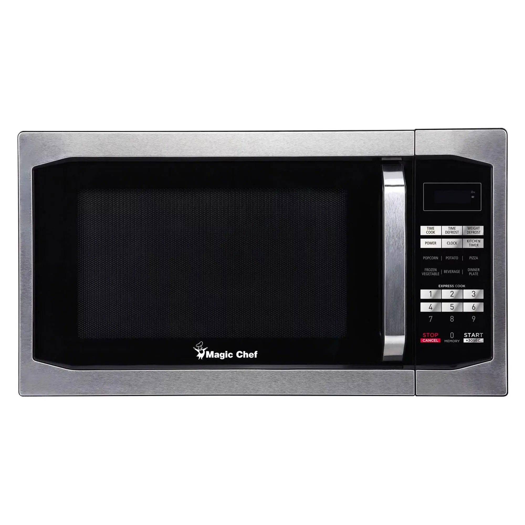 Magic Chef MCM1611ST 1100 Watt 1.6 Cubic Feet Digital Microwave, Stainless Steel Magic Chef MCM1611ST 1100 Watt 1.6 Cubic Feet Digital Microwave, Stainless Steel