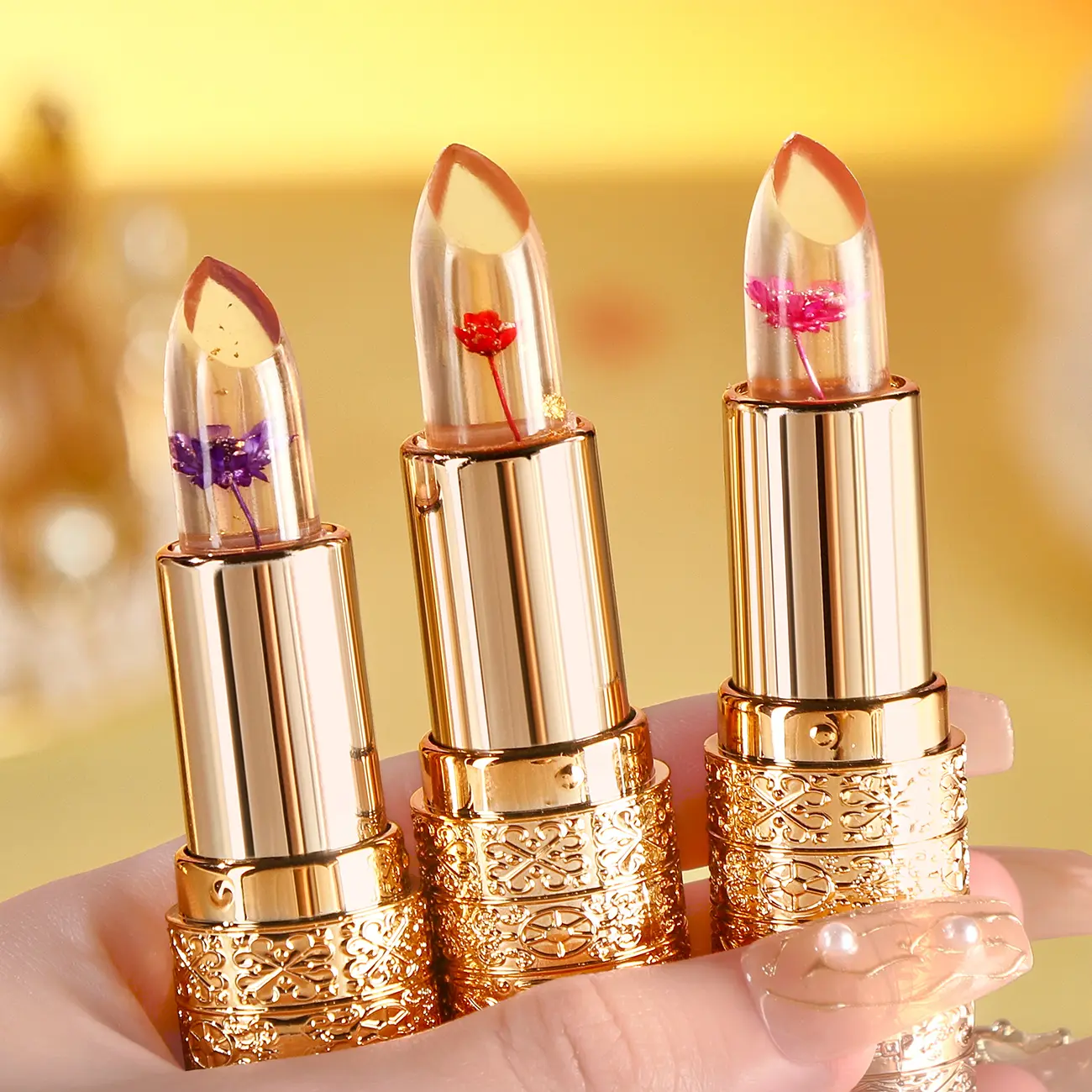 Long Lasting Lipstick, 3 Counts Moisturizing Color Changing Lipstick, Glossy Lip Glaze Stick, Plumping Lip Oil Lip Stick for Girls & Women, Lip Stain, Lip Gloss, Lip Care, Cosmetic, Lipgloss, Lip Moisturizer Gloss, Lip Volumizer
