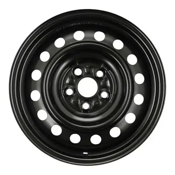 Toyota 15x6 Black 16-Hole Steel Wheel, Auto Replacement Wheel for Toyota COROLLA (2003-2008) [69423]