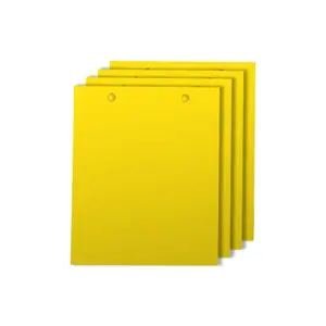 Double-Sided Sticky Fly Trap Board, Set of 50 Sheets, Ideal for Garden, Greenhouses, Fruit Trees, Agriculture, Pest Control, Insect Trap