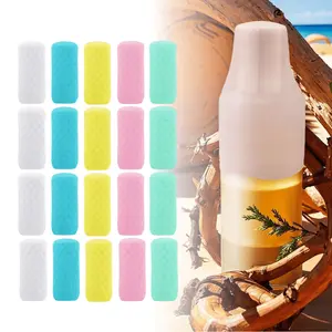 20 Pack Travel Essentials Accessories Silicone Bottle Covers, Cruise Essentials, Beach Vacation Essentials for Women Men, Elastic Sleeves for Leak Proofing, Fit Travel Size Bottles Toiletries