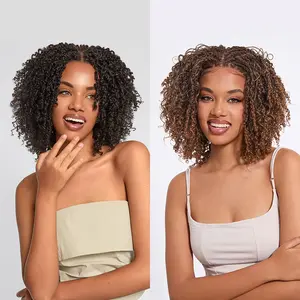 Frodio Veralux™ Fiber 12'' Synthetic Wig Micro Twist Curly Wigs 11X4 Closure HD Lace Dreadlock Wig #outdoorfun