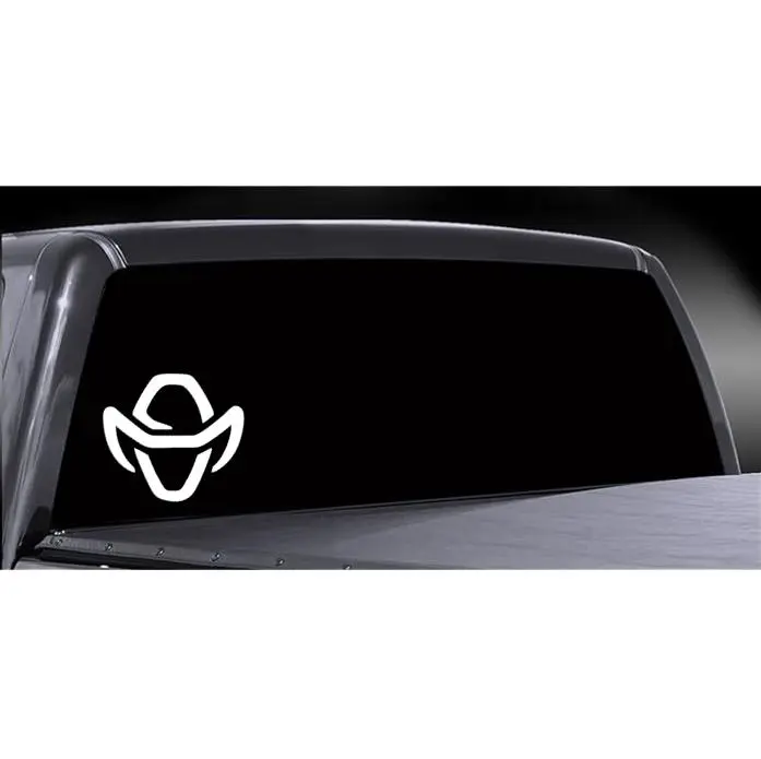 Cowboy decal with Unique Features and Design