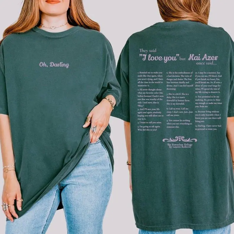 Kai Azer I Love You In Powerless Sweatshirt, Kai Azer Powerless TShirt, Kai And Paedyn Shirt, Valentine Gift Shirt, Powerless Shirt