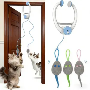 Electric Cat Toy, Rechargeable Door Clip Design,For indoor use Rotation and Jumping, Stimulates Mind & Body, Best Kitten & Adult Cat Enrichment Stimulation Toy with，Cat Toys, Cat Stuff，Perfect Gift summervibes