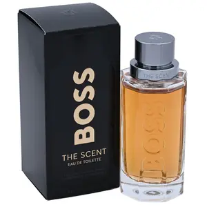 HUGO BOSS THE SCENT Men's Eau de Toilette Cologne, 3.4oz Spicy Blend with Leather Base, Bold Trail Scent for Daytime Wear, New in Box