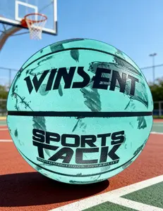 Ultimate Neon Basketball – WINSENT Glow-in-the-Dark Sports Tack Ball for Night Play, Unisex for All Ages silent netball gift athletes basket