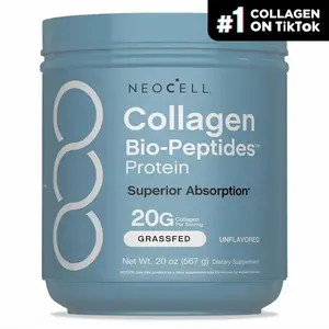 Daily Nutritious Collagen Peptides Powder 20oz | Grass Fed Protein Supplement Amino Acid Enriched
