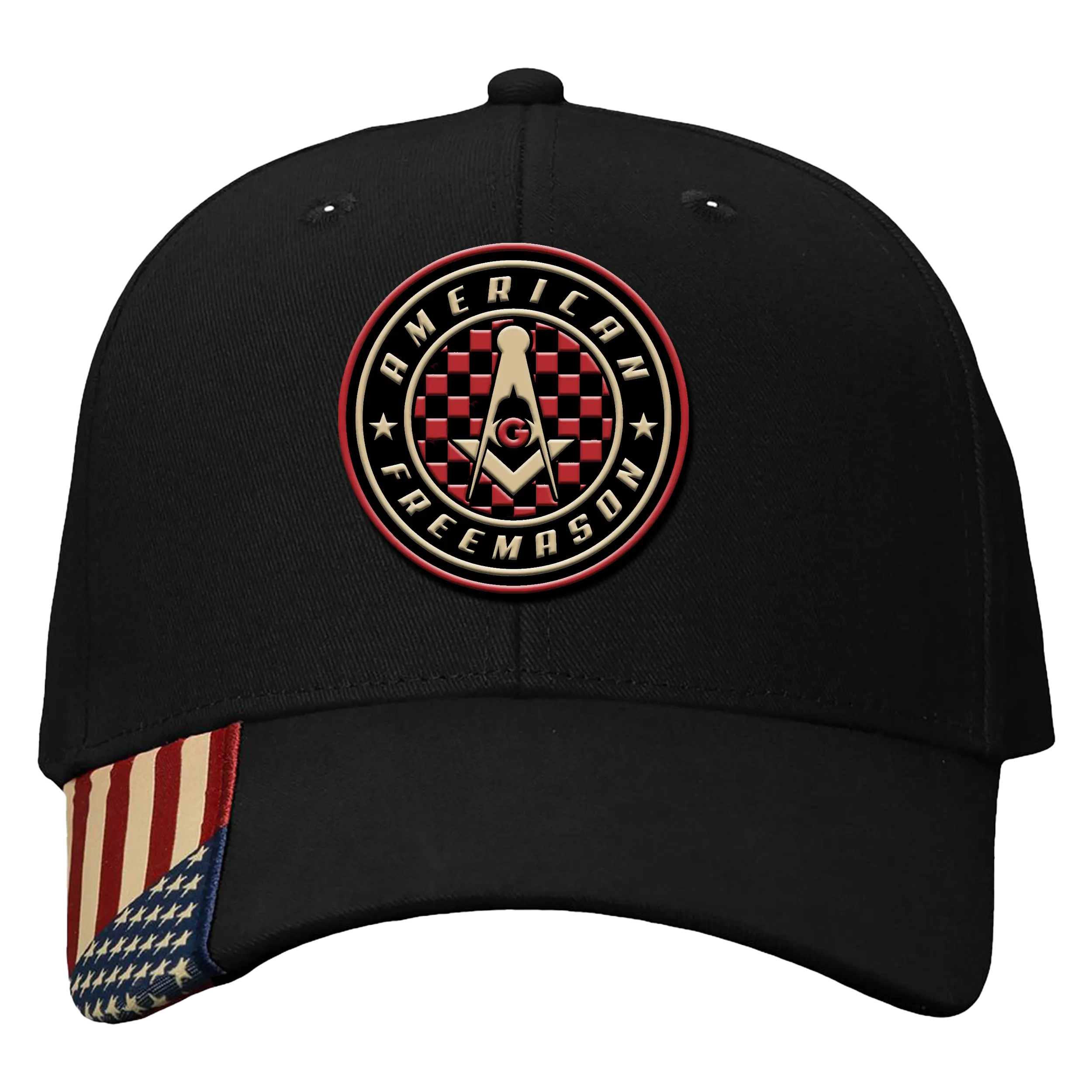 Mosaic Pavement Masonic Baseball Cap (1-size)