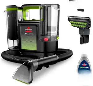 BISSELL® Little Green® Max Pet SmartMix Portable Carpet and Upholstery Deep Cleaner, Car/Auto Detailer, with SmartMix Technology, Self-Cleaning Tough Stain Tool and Pet Hair Removal Tool, 38572
