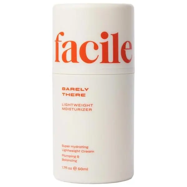 Facile Barely There Hyaluronic Acid Lightweight Moisturizer - Blemish-Calming Exosomes, Moxy Facial Support, Hydrating, Redness-Reducing for Normal Skin