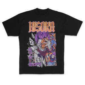Hisoka Anime T-Shirt, Hunter x Hunter Clown Villain Graphic Tee, Manga Fan Shirt