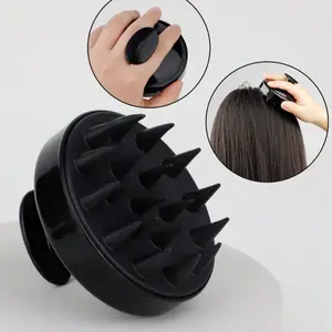 Silicone Scalp Massager Brush, Shower Hairbrush, Soft Head Cleaning Massage Tool, Travel Essential, Beauty & Grooming Accessories