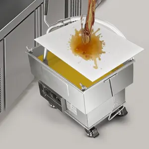 VEVOR Fryer Filter Paper, 100 Sheets, 19.3x 16.1, Replacement Deep Fryer Filter Sheets for 18L/38L Commercial Mobile Fryer Filter Machine, for Restaurant, Fast Food Shop, Carnival Concession Stand