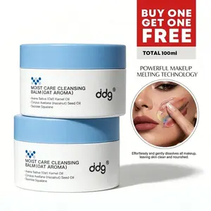 [ddg Official Shop]ddg Makeup Remover Cleansing Balm 50 ml| Hypoallergenic Gentle Face Wash | Zero Pore Deep Cleanser & Blackhead Control | Hydrating Double Cleanse | Non-Comedogenic for Sensitive Skin & Glass Skin outdoorfun