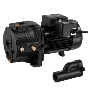 VEVOR 1 HP Shallow Well Jet Pump, Summervibes,Summervibes, AC 115/230 Volt, 1400 GPH Dual Voltage Cast Iron Well Jet Pump, with 164 ft Max Head Lift, Automatic Pressure Switch, for Garden Irrigation Lawn Sprinkler System