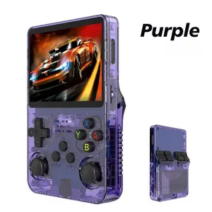 R36S Portable Game Console, 3.5 Inch IPS Screen Retro Video Game Console, Rechargeable Handheld Game Console with 64G TF Card