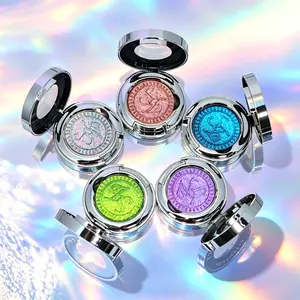 SheenEffect Dreamcatcher Series Highlight Chameleon Diamond Flash Powder - Cosmetic Glitter Eyeshadow, Glass Finish, Glow, Natural Glow, Translucent, Long-Lasting, Rave & Festival Makeup, Cosmetic Gift, Multi-Pack, Glass Finish Eyeshadow, Glitter Palette,