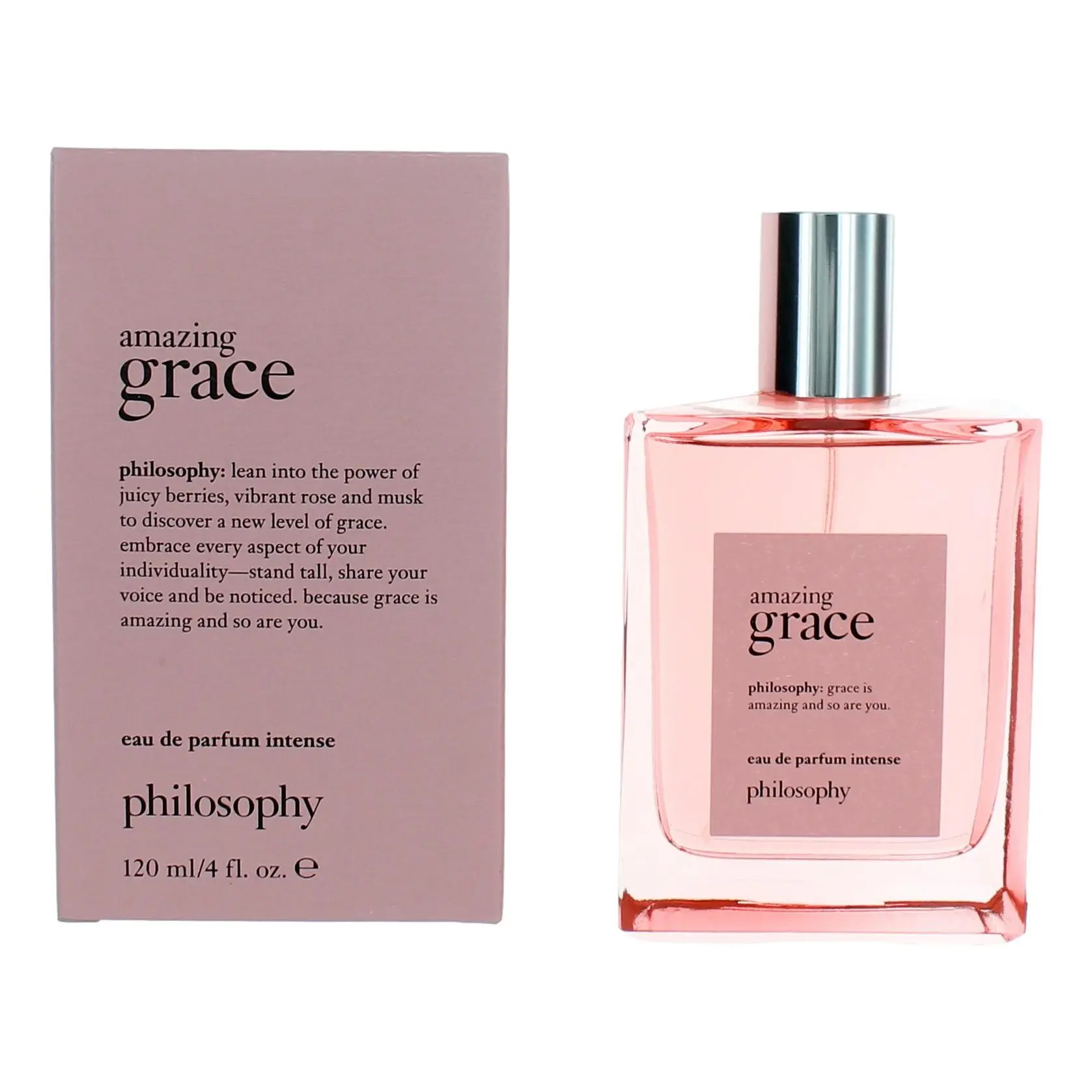Philosophy Amazing Grace EDP Intense Spray for Women - 4 oz (4 to 4.9 fl oz), Signature Scent with Citrus and Floral Notes for Smelling Good