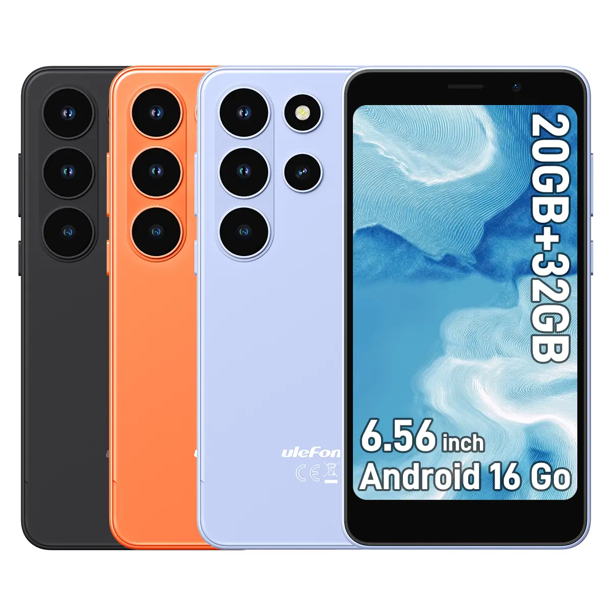 Ulefone Note 22 Unlocked Smartphone - 5" Display Compact Android Cellphone, 4G Mobile Phone with 20GB(3GB+17GB Virtual) RAM, 32GB ROM, 2TB Expandable Storage, Removable 3000mAh Battery, Dual SIM, Face Unlock, USB-C Port, Unisoc T7100, 1-Year Coverage tech