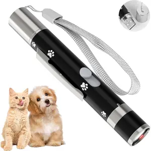 Interactive   -  Toys for Indoor Cats, Long Range 7 Adjustable Patterns, Red Light Pointer  for Fun, Exercise, and  - USB Rechargeable.