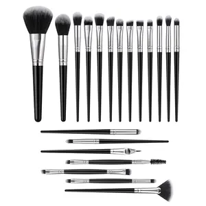 20PCS Professional Synthetic Makeup Brush Set, High-Quality Synthetic Fiber Cosmetic Brushes, Multipurpose Brushes for Powder, Foundation, Blending, Contour, Blush, Concealer and Eyeshadow, Soft Skin-Friendly Makeup Brushes Suitable for All Skin Types